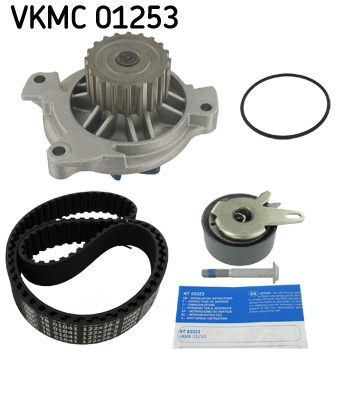 SKF VKMC 01253 Pompa acqua + Kit cinghie dentate